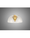 Anya Dome 29cm Glass Lampshade, Clear