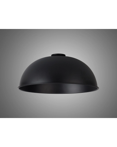 Anya Dome 35cm Metal Lampshade, Black