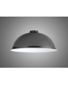 Anya Dome 35cm Metal Lampshade, Black Chrome