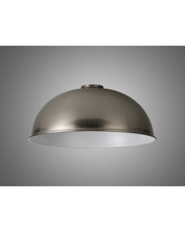 Anya Dome 35cm Metal Lampshade, Brushed Nickel