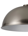 Anya Dome 35cm Metal Lampshade, Brushed Nickel