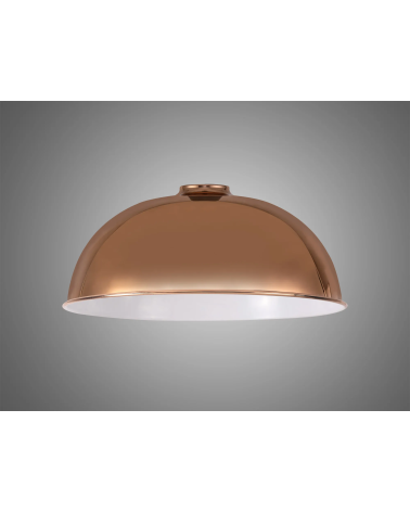 Anya Dome 35cm Metal Lampshade, Rose Gold