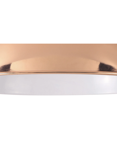 Anya Dome 35cm Metal Lampshade, Rose Gold