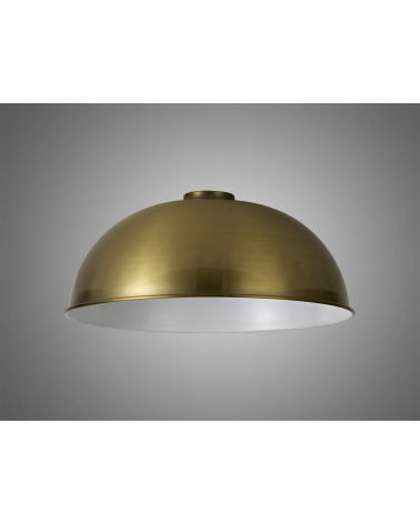 Anya Dome 35cm Metal Lampshade, Gilt Bronze