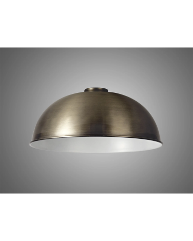 Anya Dome 35cm Metal Lampshade, Antique Brass