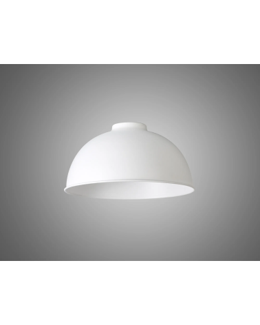 Anya Dome 25cm Metal Lampshade, White