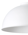 Anya Dome 25cm Metal Lampshade, White