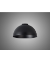 Anya Dome 25cm Metal Lampshade, Black