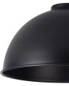 Anya Dome 25cm Metal Lampshade, Black