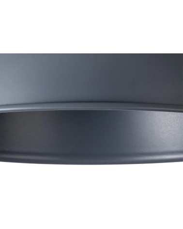 Anya Dome 25cm Metal Lampshade, Cool Grey