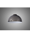 Anya Dome 25cm Metal Lampshade, Black Chrome