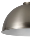 Anya Dome 25cm Metal Lampshade, Brushed Nickel