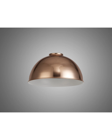 Anya Dome 25cm Metal Lampshade, Rose Gold