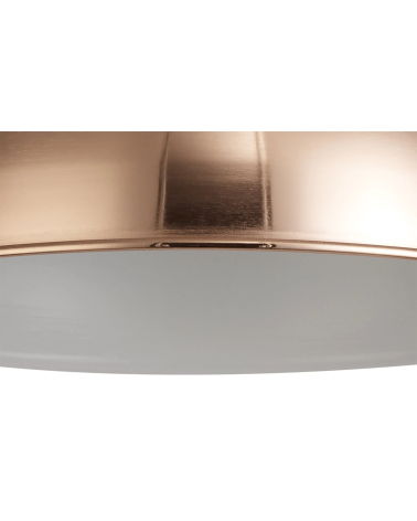 Anya Dome 25cm Metal Lampshade, Rose Gold