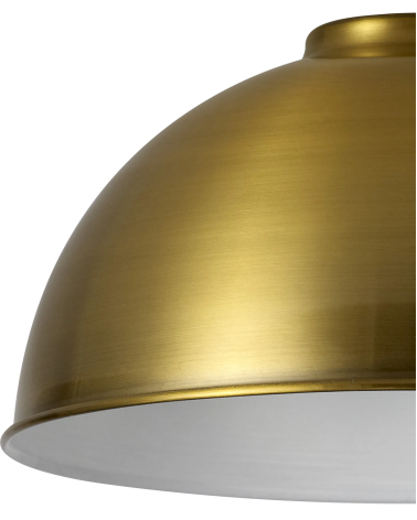 Anya Dome 25cm Metal Lampshade, Gilt Bronze