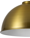Anya Dome 25cm Metal Lampshade, Gilt Bronze