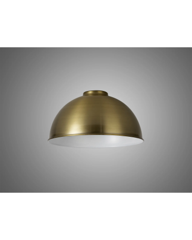 Anya Dome 25cm Metal Lampshade, Gilt Bronze
