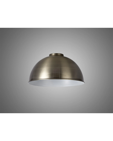 Anya Dome 25cm Metal Lampshade, Antique Brass