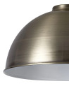 Anya Dome 25cm Metal Lampshade, Antique Brass