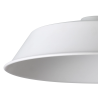 Anya Round 35cm Metal Lampshade With Angled Sides, White
