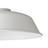 Anya Round 25cm Metal Lampshade With Angled Sides, White