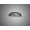 Anya Round 25cm Metal Lampshade With Angled Sides, Chrome