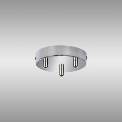 Anya 3 Hole 12cm Canopy/Ceiling Rose Kit Polished Chrome