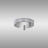 Anya 3 Hole 12cm Canopy/Ceiling Rose Kit Polished Chrome