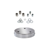 Anya 3 Hole 12cm Canopy/Ceiling Rose Kit Polished Chrome