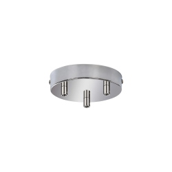 Anya 3 Hole 12cm Canopy/Ceiling Rose Kit Polished Chrome