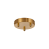 Anya 3 Hole 12cm Canopy/Ceiling Rose Kit Brass