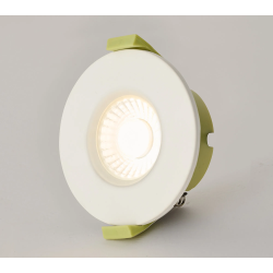 Elegance 5/7W CCT Selectable Fire Rated LED Downlight - Triac Dimmable, White