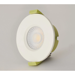 Elegance 5/7W CCT Selectable Fire Rated LED Downlight - Triac Dimmable, White