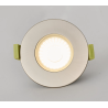 Elegance 5/7W CCT Selectable Fire Rated LED Downlight - Triac Dimmable, Satin Nickel