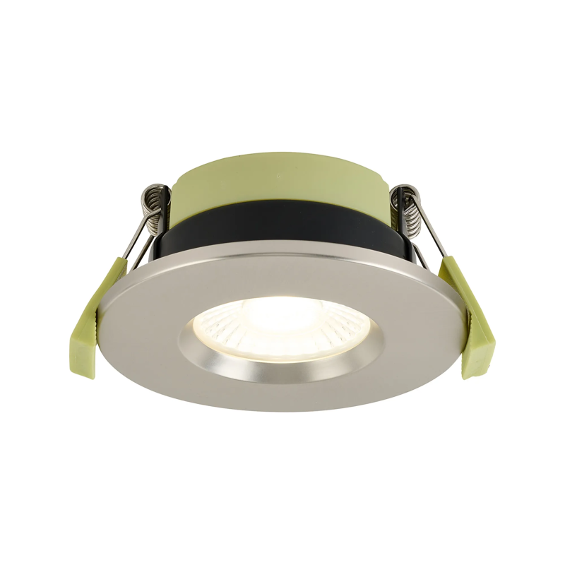 Elegance 5/7W CCT Selectable Fire Rated LED Downlight - Triac Dimmable, Satin Nickel Elegance 5/7W CCT Selectable Fire Rated LED Downlight - Triac Dimmable, Satin Nickel