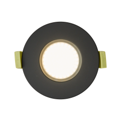 Elegance 5/7W CCT Selectable Fire Rated LED Downlight - Triac Dimmable, Matt Black