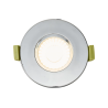 Elegance 5/7W CCT Selectable Fire Rated LED Downlight - Triac Dimmable, Chrome