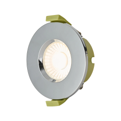 Elegance 5/7W CCT Selectable Fire Rated LED Downlight - Triac Dimmable, Chrome