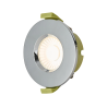 Elegance 5/7W CCT Selectable Fire Rated LED Downlight - Triac Dimmable, Chrome