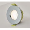 Elegance 5/7W CCT Selectable Fire Rated LED Downlight - Triac Dimmable, Chrome