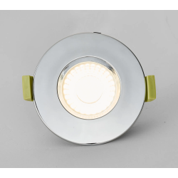 Elegance 5/7W CCT Selectable Fire Rated LED Downlight - Triac Dimmable, Chrome