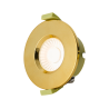Elegance 5/7W CCT Selectable Fire Rated LED Downlight - Triac Dimmable, Brass Gold