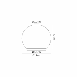 Sunstone Fixed Pendant, 6 Light G9, Light Painted Beige/Smoke Plated Open Mouth Round Glass Shade