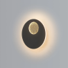 Eclipse Aura 35cm Ceiling/Wall Light, 24W LED, 3000K, 2300lm, Black/Gold