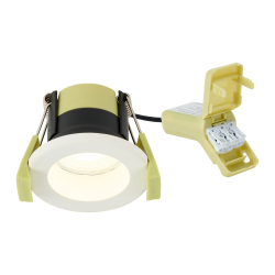 Zenith 4W, Triac Dimmable 4CCT LED Fire Rated Downlight, White
