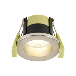 Zenith 4W, Triac Dimmable 4CCT LED Fire Rated Downlight, Satin Nickel
