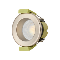 Zenith 4W, Triac Dimmable 4CCT LED Fire Rated Downlight, Satin Nickel