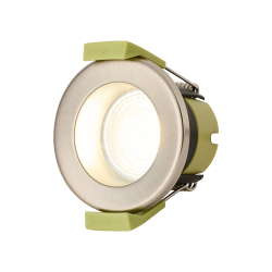 Zenith 4W, Triac Dimmable 4CCT LED Fire Rated Downlight, Satin Nickel