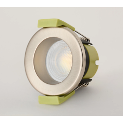 Zenith 4W, Triac Dimmable 4CCT LED Fire Rated Downlight, Satin Nickel