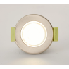 Zenith 4W, Triac Dimmable 4CCT LED Fire Rated Downlight, Satin Nickel